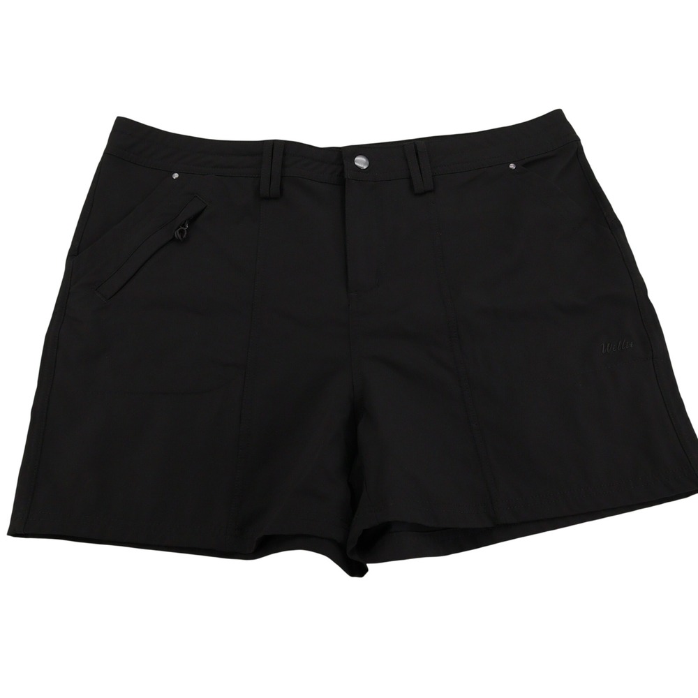 Willit Womens Black Hiking Shorts Size 16 Outdoor Trail Athletic Activewear